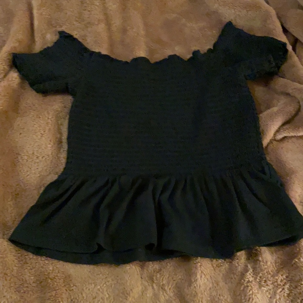 American eagle smocked top